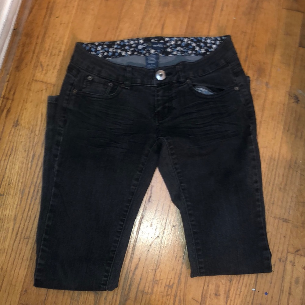 Noble black denim jeans.